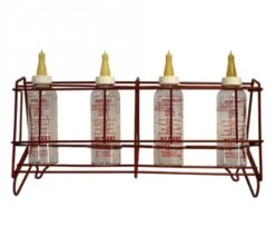 Non Vac Bottle Rack System C/w 4 Bottles + Teats