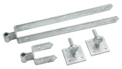 Gate Hanging Irons On Square Plate - 24'