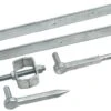 Gate Hanging Irons 24' - Adjustable Set For Wood Gate -Machine Shop 216 7982
