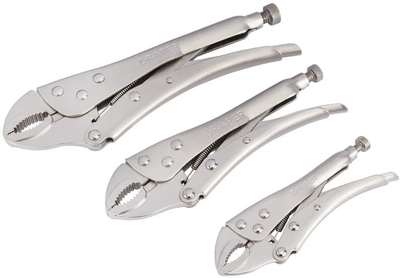 Draper 3pc Self Grip Plier 3 Set 3 Draper 3pc Self Grip Plier 3 Set