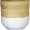 Ivyline Bamboo Planter - White - 19cm -Machine Shop 3868 7192