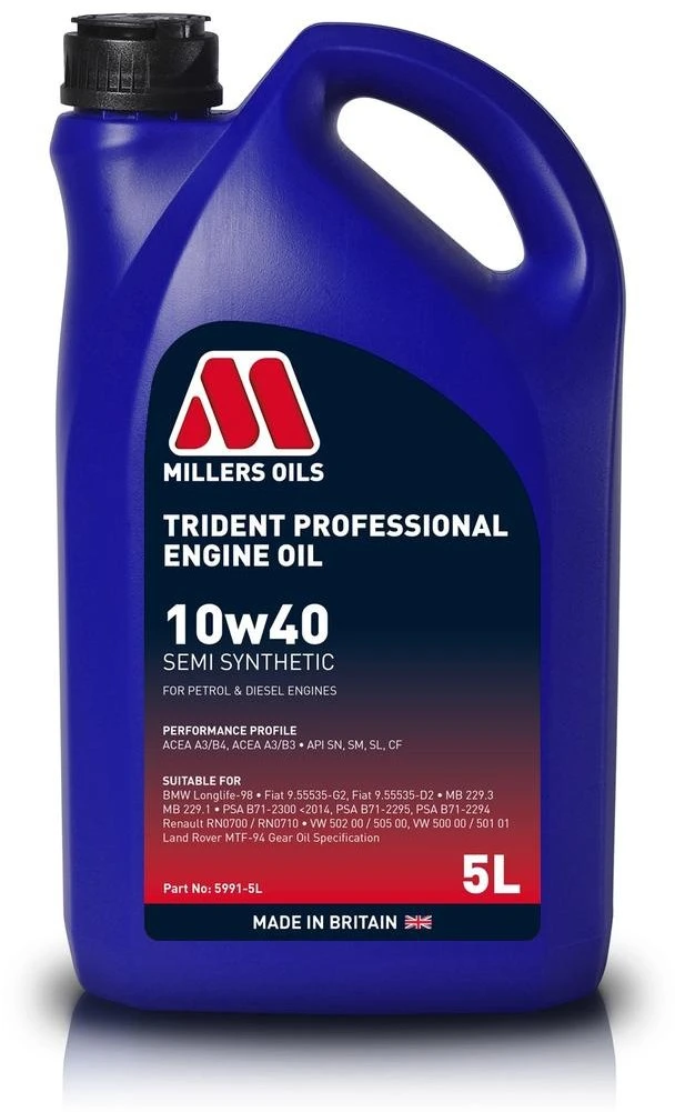 Trident 10w40 Semi Synthetic - 5l 3 Trident 10w40 Semi Synthetic - 5l