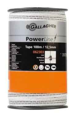 Gallagher Poly Tape 12.5mm 100m