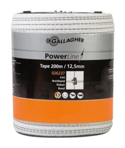 Gallagher Poly Tape 12.5mm 200m
