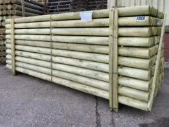 Bata Treated Jump Pole - Machined Round - 3m X 100mm