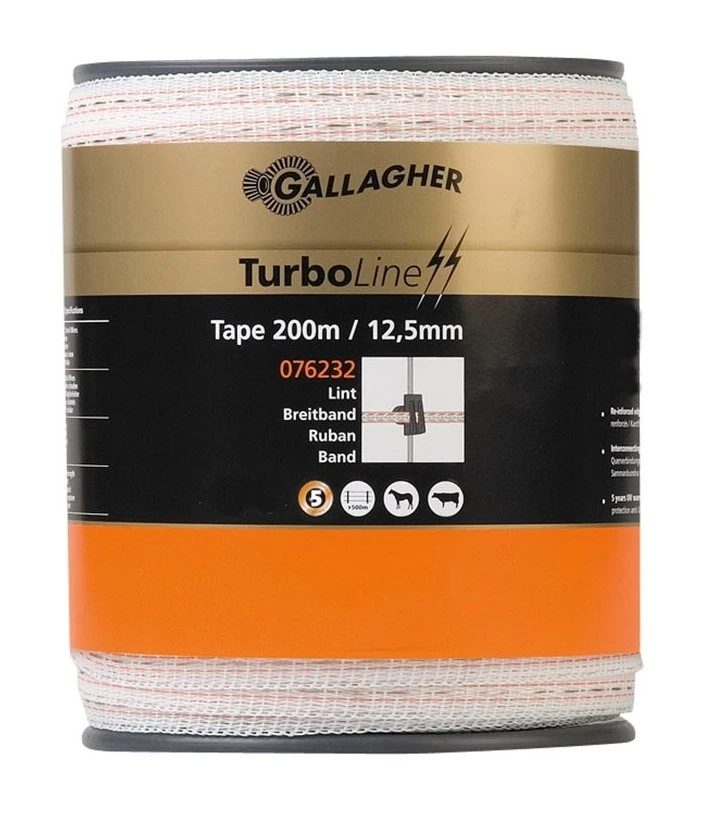 Gallagher Turbo Tape 12.5mm 200m 3 Gallagher Turbo Tape 12.5mm 200m