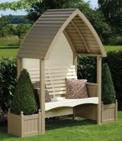 AFK Cottage Painted Arbour -Machine Shop 5766 10895