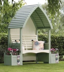 AFK Cottage Painted Arbour -Machine Shop 5766 13455