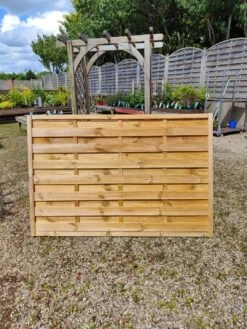 Bata Milano Hit & Miss Treated Fence Panel - 1.8m X 1.2m