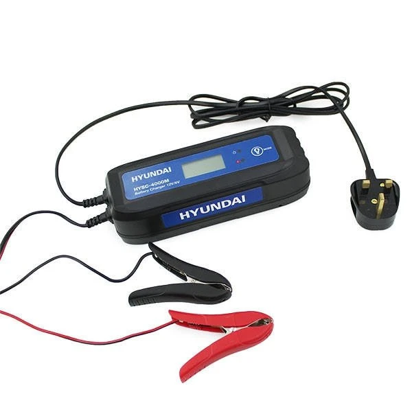 Hyundai 4 Amp SMART Battery Charger 6v/12v | HYSC-4000M 3 Hyundai 4 Amp SMART Battery Charger 6v/12v | HYSC-4000M