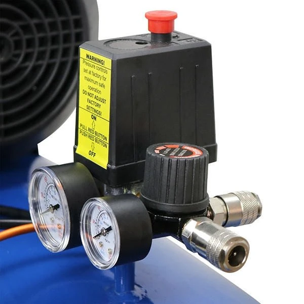 Hyundai 100 Litre Air Compressor, 14CFM/116psi, Silenced, V Twin, Direct Drive 3hp | HY30100V 3 Hyundai 100 Litre Air Compressor, 14CFM/116psi, Silenced, V Twin, Direct Drive 3hp | HY30100V