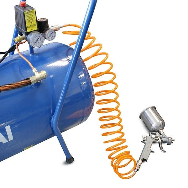 Hyundai 100 Litre Air Compressor, 14CFM/116psi, Silenced, V Twin, Direct Drive 3hp | HY30100V 4 Hyundai 100 Litre Air Compressor, 14CFM/116psi, Silenced, V Twin, Direct Drive 3hp | HY30100V - Image 2