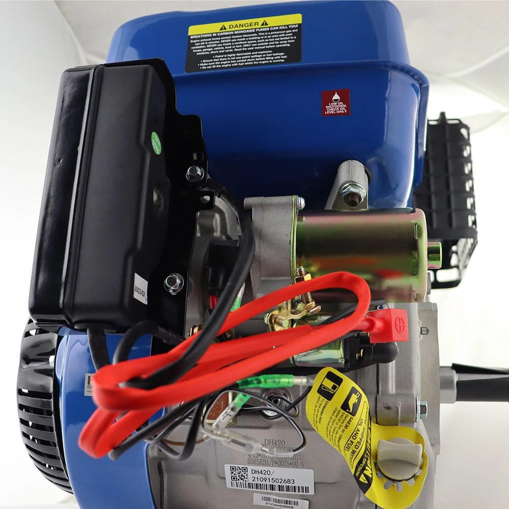 Hyundai 457cc 15hp 25mm Electric-Start Horizontal Straight Shaft Petrol Replacement Engine, 4-Stroke 3 Hyundai 457cc 15hp 25mm Electric-Start Horizontal Straight Shaft Petrol Replacement Engine, 4-Stroke