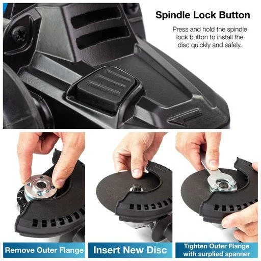 Hyundai 900W Electric Angle Grinder | HYAG900E 4 Hyundai 900W Electric Angle Grinder | HYAG900E - Image 2