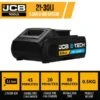 JCB 18V E-TECH Li-ion Battery 3.0AH | 21-30LI-C -Machine Shop 7658 14961