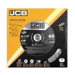JCB 2 Piece 165mm TCT Wood Saw Blade Set | JCB-TCT-2PC