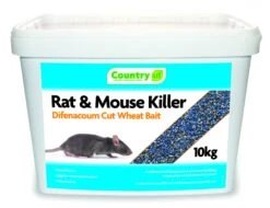 Country UF Rat & Mouse Killer Difenacoum Cut Wheat Bait - 10kg