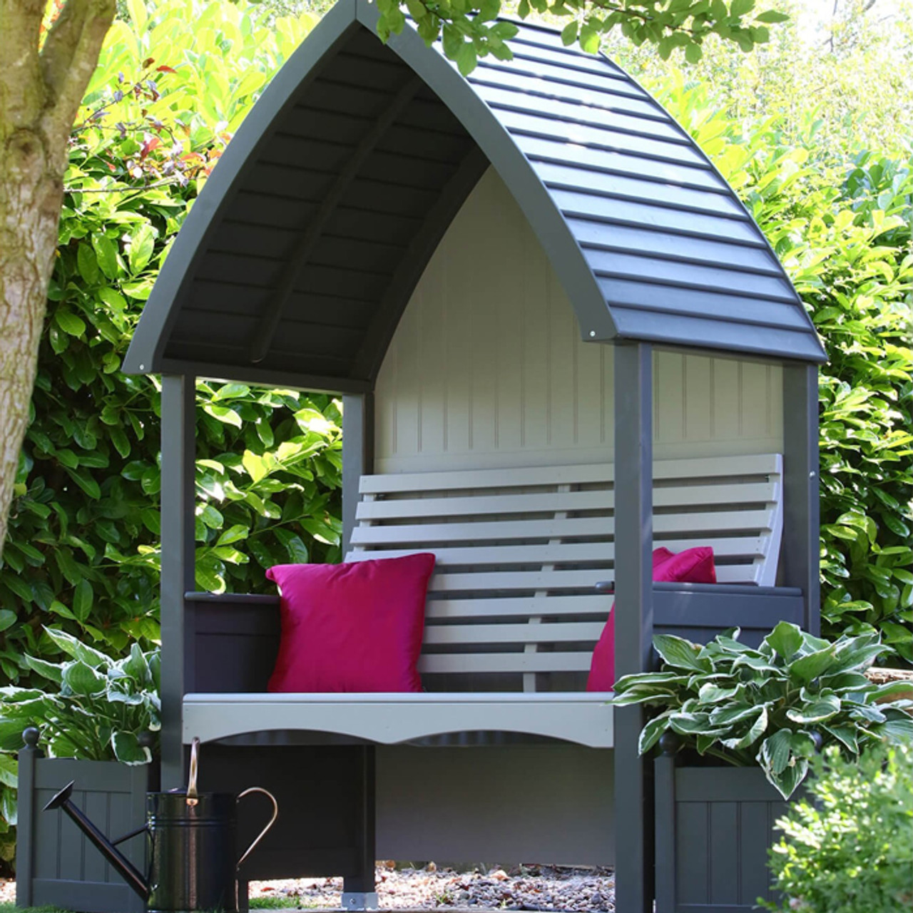 Machine Shop -Machine Shop afk cottage painted arbour charcoal stone 1 98823